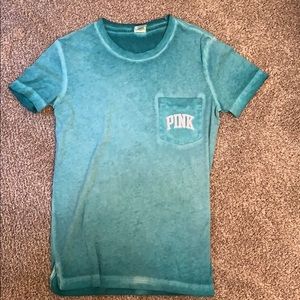 Teal, Pink brand T-shirt